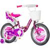 KPC Liloo 16 pillangós gyerek kerékpár Pink