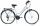 KPC Sissy női fehér városi MTB kerékpár