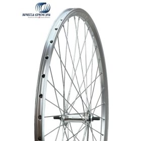 Kerék első 700 DW alu. ezüst