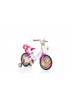   Corelli Lovely 16" gyermek alumínium kerékpár Fehér-Rózsaszín