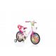 Corelli Lovely 16" gyermek alumínium kerékpár Fehér-Rózsaszín
