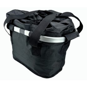 Kosár szövet QR fekete