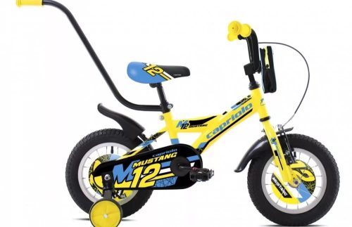 Capriolo Mustang 12" Sárga-Kék gyerek kerékpár