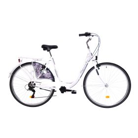  Capriolo Diana 6 sebességes női városi kerékpár 20" Fehér