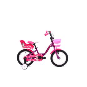 Capriolo Viola 14" alpakás gyerek kerékpár Lila