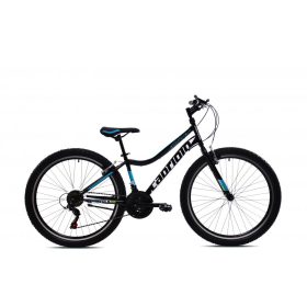   Capriolo Diavolo 600 26" gyermek MTB kerékpár 14" Fekete-Kék