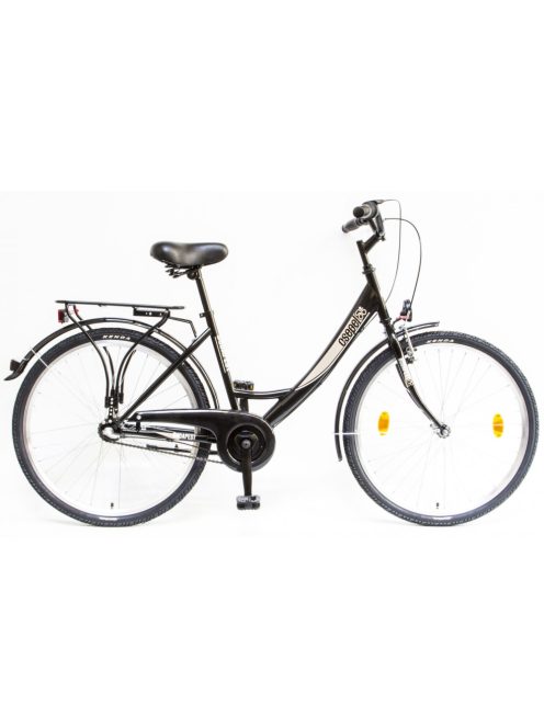 Csepel Budapest A N3 Női Fekete 26" City kerékpár 17"