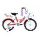 Hauser Swan 16" Fehér-Piros BMX gyerek kerékpár
