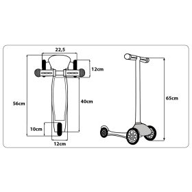 Műanyag 3 kerekű roller Mancs őrjárat fiú - Disney