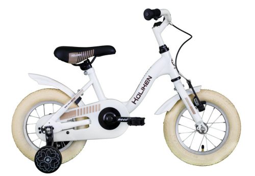 Koliken Lindo Fehér-Latte 12" gyerek kerékpár műanyag sárvédővel