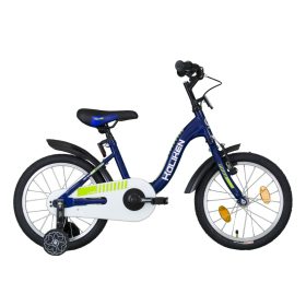 16 Koliken Lindo kerékpár kék-zöld, kontrás