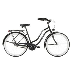 26 Koliken Cruiser kerékpár női fekete agyváltós