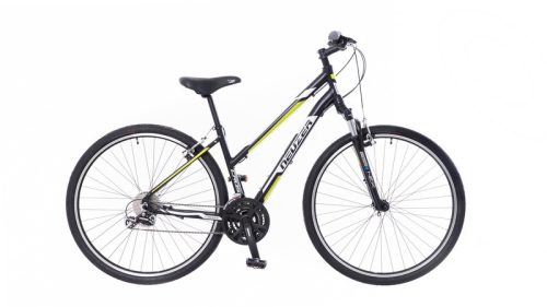 Neuzer X200 24S Női Fekete-Fehér Sárga 28" Cross kerékpár 19"