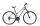 Neuzer X200 24S Női Fekete-Fehér Kék 28" Cross kerékpár 17"