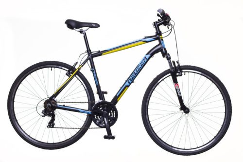 Neuzer X100 21S Férfi Fekete-Kék Sárga 28" Cross kerékpár 23"