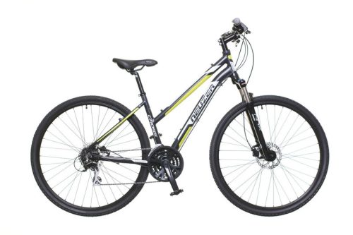 Neuzer X300 24S Női Fekete-Fehér Zöld 28" Cross kerékpár 19"