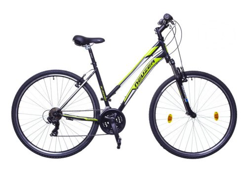 Neuzer X Zero 21S Női Fekete-Zöld Fehér 28" Cross kerékpár 17"