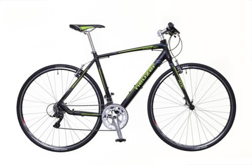 Neuzer Courier DT 16S Férfi Fekete-Zöld Szürke 28" Fitness kerékpár 46 cm