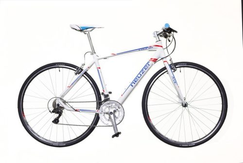 Neuzer Courier DT Férfi Fehér-Kék Piros Matt 28" Fitness kerékpár 53 cm