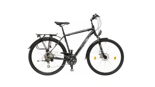 Neuzer Firenze 200 24S Férfi Fekete-Fehér Szürke matt 28" Trekking kerékpár 19" Tárcsfékes, elemes