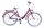 Neuzer Balaton Premium 26 N3 Női Padlizsán-Fehér Barna városi kerékpár 18"
