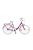 Neuzer Balaton Premium 26 1S Női Padlizsán-Fehér Barna városi kerékpár 18"