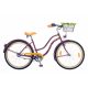 Neuzer Picnic N3 Női Cruiser Vörösbor-Sárga 26" kerékpár 18"