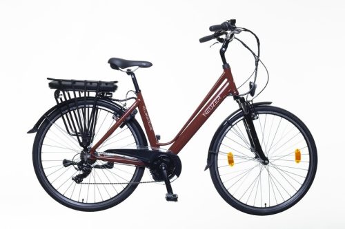Neuzer Hollandia Delux Női Barna-Fehér 28" Elektromos kerékpár 19,5"