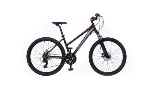 Neuzer Duster Hobby Női MTB Fekete-Pink Szürke 27,5" kerékpár 19" Tárcsafékes