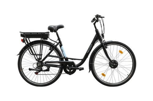 Neuzer Zagon Női Matt Fekete-Kék 28" Elektromos kerékpár 17"