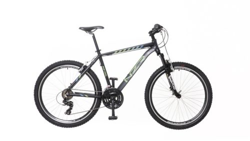 Neuzer Mistral 30 21S Férfi MTB Fekete-Neonzöld Türkiz 26" kerékpár 23"