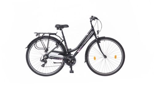 Neuzer Ravenna 50 21S Női Fekete-Rózsaszín Matt 28" Trekking kerékpár 17"
