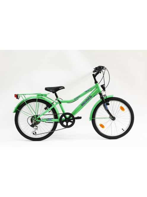 Neuzer Bobby City 20 6S Fiú Neon Zöld-Fekete Kék 20" gyerek kerékpár