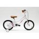 Neuzer Lány Cruiser Fehér-Pink 16" gyerek kerékpár